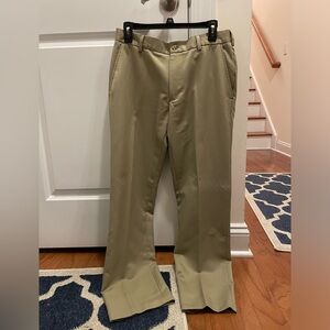 Van Heusen Tan 32x30 Polyester Dress Pants